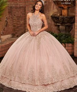 Halter Quinceanera Dress By Mary's Bridal MQ2137