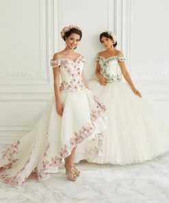 LA Glitter By House Of Wu High Low Quinceanera Dress By LA Glitter 24092 Quinceañera