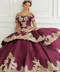 LA Glitter By House Of Wu High Low Quinceanera Dress By LA Glitter 24094