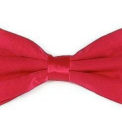 Vesuvio Napoli Hot Pink Silk Bow Ties Men