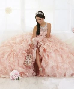 Crop Top Quinceanera Dress With Mini Skirt By House Of Wu 26813 25 Crop Top Quinceanera Dress With Mini Skirt By House Of Wu 26813