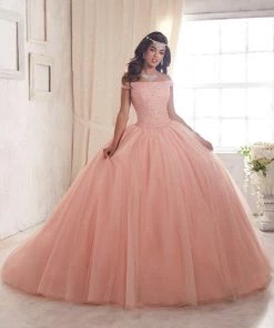Off Shoulder A-line Quinceanera Dress By House Of Wu 26844