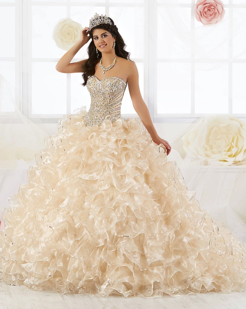 Strapless Ruffled Quinceanera Dress By House Of Wu 26845 Quinceañera 7 Strapless Ruffled Quinceanera Dress By House Of Wu 26845 Quinceañera