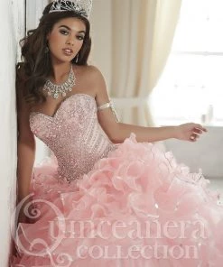 Strapless Ruffled Quinceanera Dress By House Of Wu 26845 Quinceañera 19 Strapless Ruffled Quinceanera Dress By House Of Wu 26845 Quinceañera
