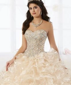 Strapless Ruffled Quinceanera Dress By House Of Wu 26845 Quinceañera 17 Strapless Ruffled Quinceanera Dress By House Of Wu 26845 Quinceañera