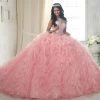 Strapless Ruffled Quinceanera Dress By House Of Wu 26848 2 Strapless Ruffled Quinceanera Dress By House Of Wu 26848