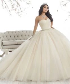 Strapless A-line Quinceanera Dress By House Of Wu 26849