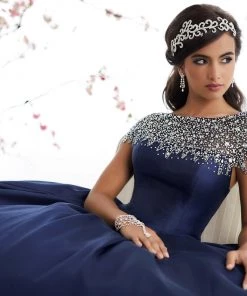 House Of Wu Fiesta Gowns Quinceañera Illusion A-line Quinceanera Dress By Fiesta Gowns 56330