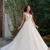 Florencia By Mary's Bridal Wedding Dresses Illusion A-Line Wedding Dress By Mary's Bridal MB3118