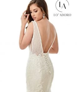 Lo Adoro By Mary's Bridal Illusion Glitter Tulle Mermaid Bridal Gown By Mary's Bridal M770