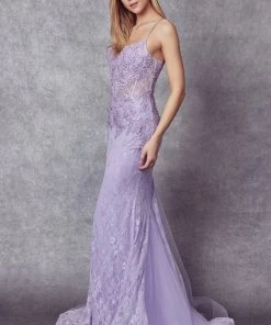 Illusion Lace Corset Mermaid Dress By Juliet 250 Prom