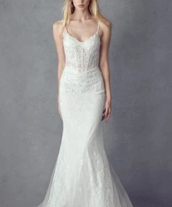 Illusion Lace Corset Mermaid Dress By Juliet 250 Prom