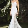 Illusion Mermaid Bridal Gown By Cinderella Divine CD937W