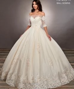 Mary's Bridal Ball Gowns Collection Wedding Dresses Off Shoulder Wedding Dress By Mary's Bridal MB6060