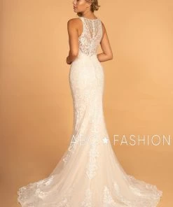 Illusion Sweetheart Mermaid Wedding Dress By Elizabeth K GL2597