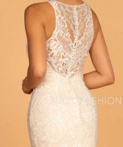 Illusion Sweetheart Mermaid Wedding Dress By Elizabeth K GL2597