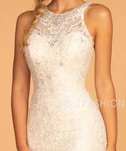 Illusion Sweetheart Mermaid Wedding Dress By Elizabeth K GL2597