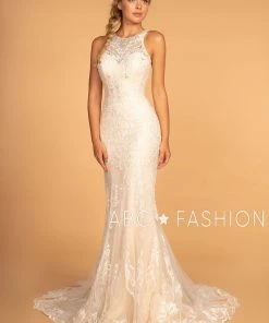 Illusion Sweetheart Mermaid Wedding Dress By Elizabeth K GL2597