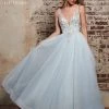 Lo Adoro By Mary's Bridal Wedding Dresses Illusion V-Neck A-Line Bridal Dress By Mary's Bridal M645