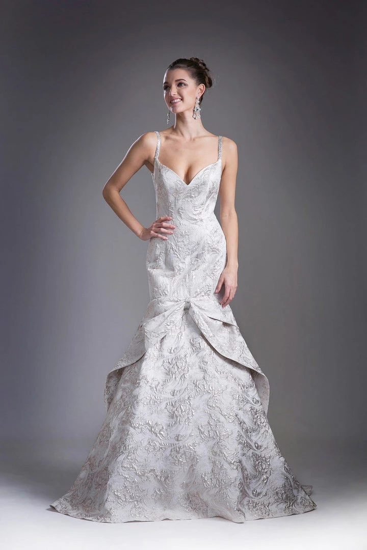 Jacquard Mermaid Dress By Cinderella Divine 13450 Prom 3 Jacquard Mermaid Dress By Cinderella Divine 13450 Prom