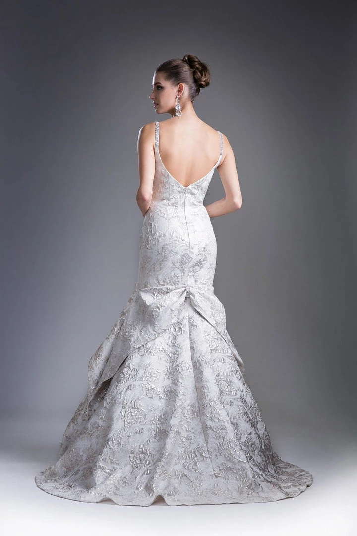 Jacquard Mermaid Dress By Cinderella Divine 13450 Prom 4 Jacquard Mermaid Dress By Cinderella Divine 13450 Prom