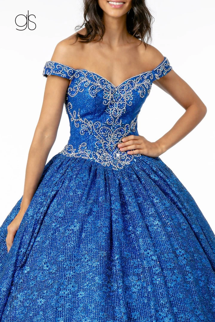 Jeweled Off The Shoulder Ball Gown By Elizabeth K GL1821 10 Jeweled Off The Shoulder Ball Gown By Elizabeth K GL1821
