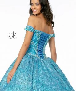 Jeweled Off The Shoulder Ball Gown By Elizabeth K GL1821 16 Jeweled Off The Shoulder Ball Gown By Elizabeth K GL1821