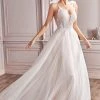 Lace A-line Bridal Gown By Cinderella Divine CD215W Prom