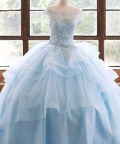 Calla Collection Quinceañera Layered Sleeveless Quinceanera Dress By Calla KY018376X
