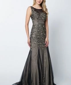 Prom Lace Applique Mermaid Gown By Juliet 656