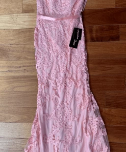 Lace Applique Off Shoulder Gown By Cinderella Divine UK012