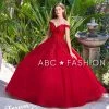 Forever Quince By Ragazza Fashion Quinceañera Lace Applique Off Shoulder Quinceanera Dress By Forever Quince FQ812