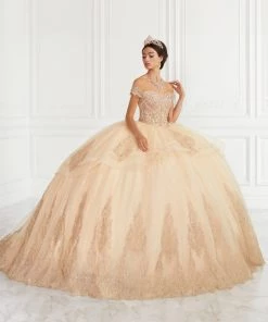 Lace Applique Sweetheart Quinceanera Dress By House Of Wu 26945 Quinceañera