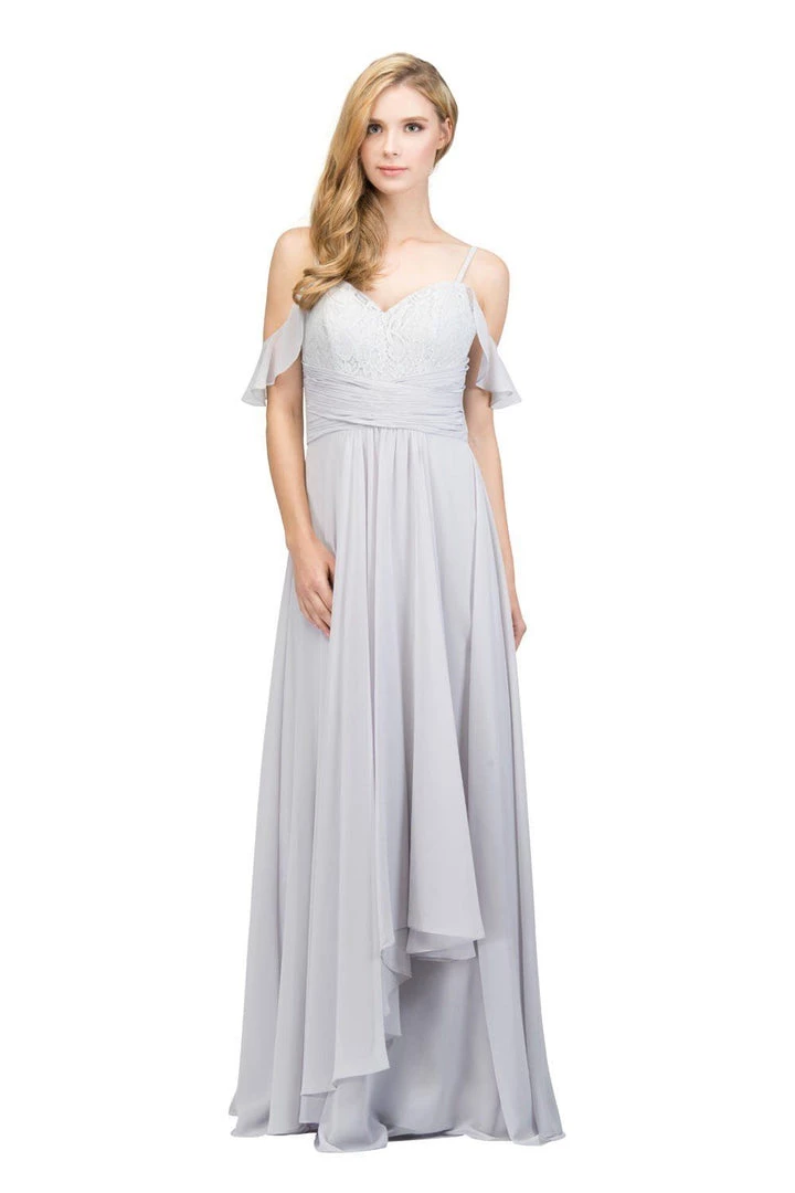 Starbox Lace Bodice Long Cold Shoulder Dress With Corset Back By Star Box 81018 3 Starbox Lace Bodice Long Cold Shoulder Dress With Corset Back By Star Box 81018