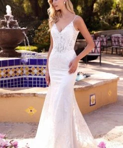 Lace Mermaid Corset Dress By Cinderella Divine J825W