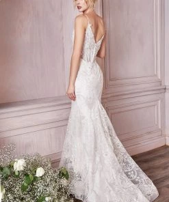 Lace Mermaid Corset Dress By Cinderella Divine J825W