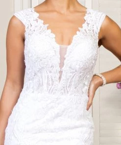 Elizabeth K Lace Mermaid Wedding Gown By GLS Gloria GL1934 9 Elizabeth K Lace Mermaid Wedding Gown By GLS Gloria GL1934