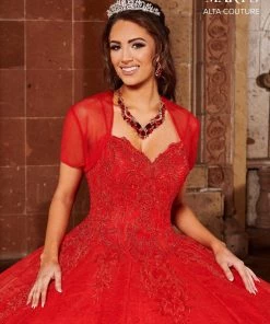 Mary's Bridal Lace Quinceanera Dress By Alta Couture MQ3072