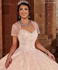 Mary's Bridal Lace Quinceanera Dress By Alta Couture MQ3072