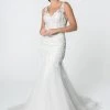 Lace V-Neck Wedding Mermaid Gown By Elizabeth K GL2815