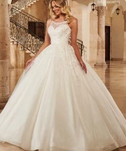 Mary's Bridal Ball Gowns Collection Lace Wedding Ball Gown By Mary's Bridal MB6091 Wedding Dresses 11 Mary's Bridal Ball Gowns Collection Lace Wedding Ball Gown By Mary's Bridal MB6091 Wedding Dresses