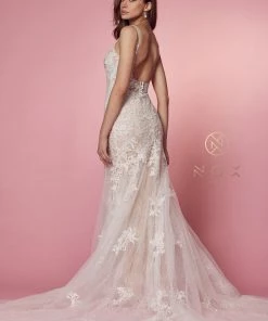 Lace Wedding Mermaid Gown By Nox Anabel H493