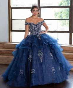 Calla Collection Layered Off Shoulder Quinceanera Dress By Calla KY018383X