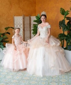 Calla Collection Layered Off Shoulder Quinceanera Dress By Calla KY018383X