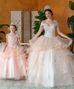 Calla Collection Layered Off Shoulder Quinceanera Dress By Calla KY018383X
