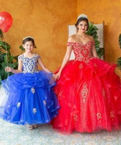 Calla Collection Layered Off Shoulder Quinceanera Dress By Calla KY018383X