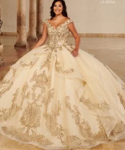 Quinceañera Layered Quinceanera Dress By Mary's Bridal MQ2140