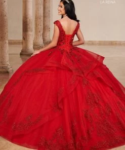 Quinceañera Layered Quinceanera Dress By Mary's Bridal MQ2140