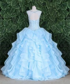 Calla Collection Layered Sleeveless Quinceanera Dress By Calla KY79288X
