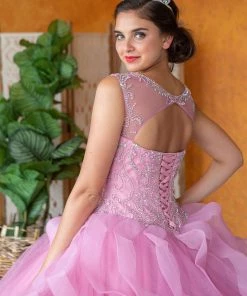 Calla Collection Layered Sleeveless Quinceanera Dress By Calla KY79288X